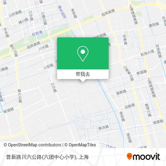 普新路川六公路(六团中心小学)地图