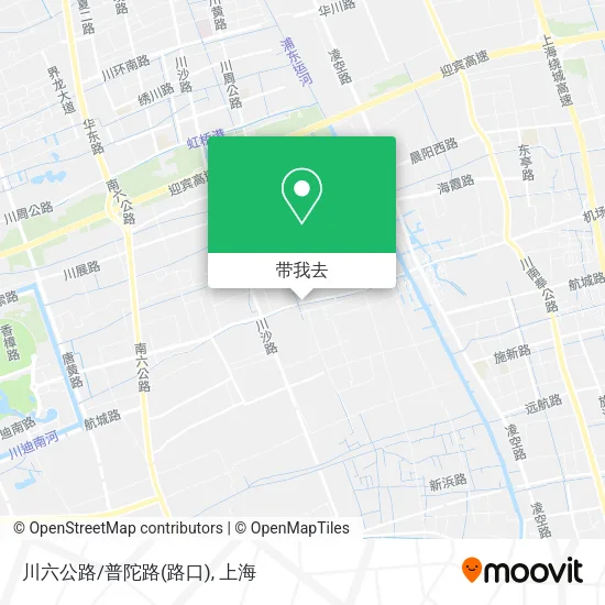 川六公路/普陀路(路口)地图