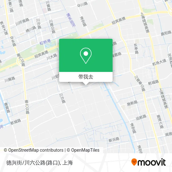 德兴街/川六公路(路口)地图