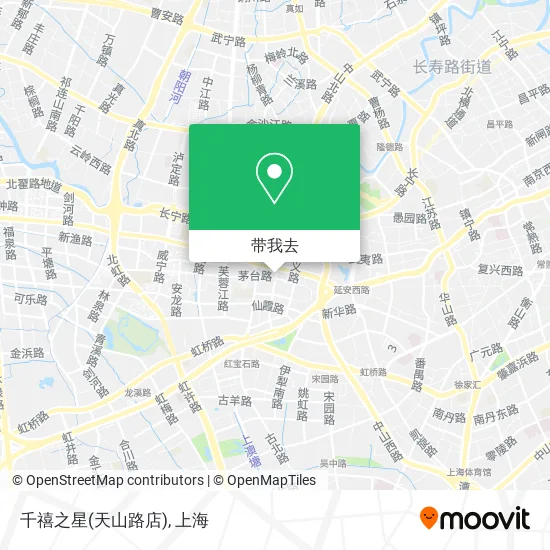 千禧之星(天山路店)地图