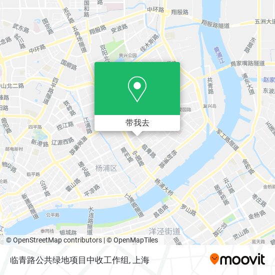 临青路公共绿地项目中收工作组地图