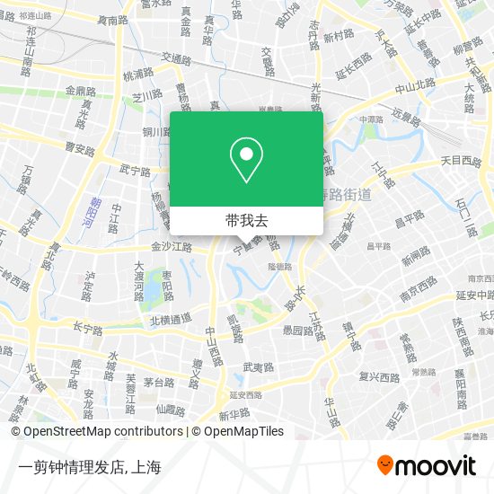 一剪钟情理发店地图