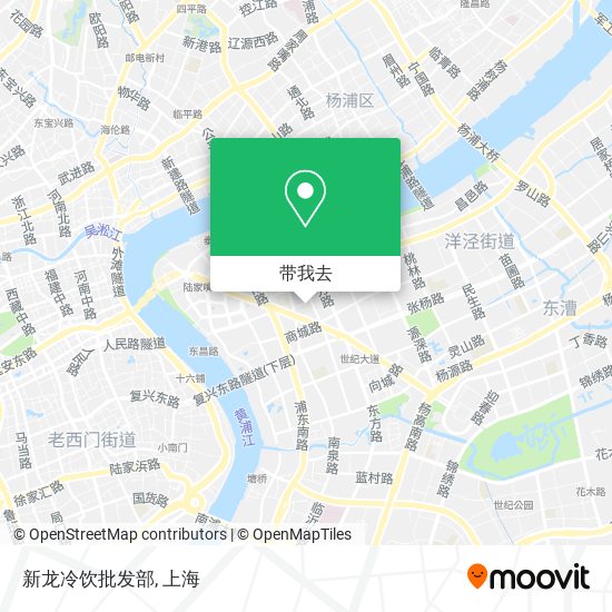 新龙冷饮批发部地图