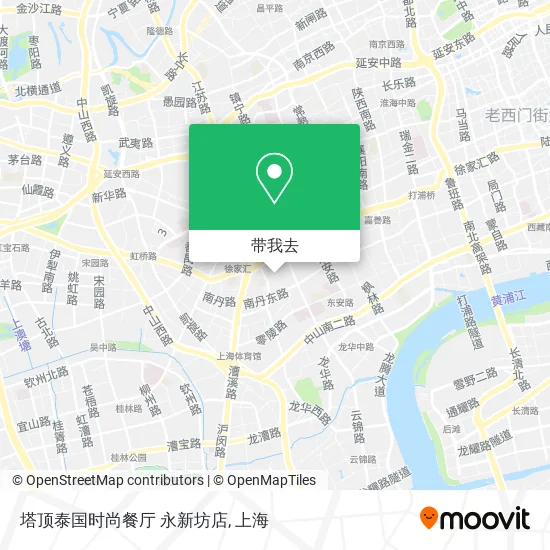 塔顶泰国时尚餐厅 永新坊店地图