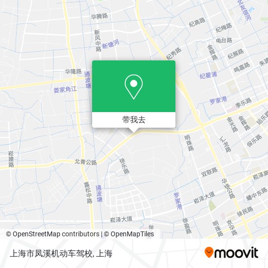 上海市凤溪机动车驾校地图