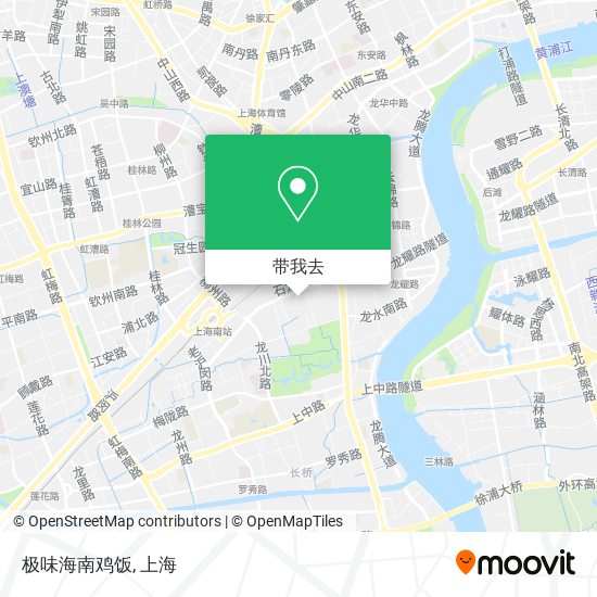 极味海南鸡饭地图