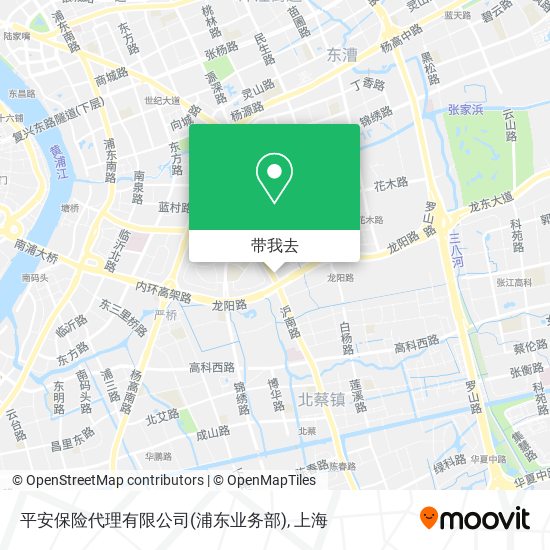 平安保险代理有限公司(浦东业务部)地图