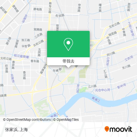 张家浜地图