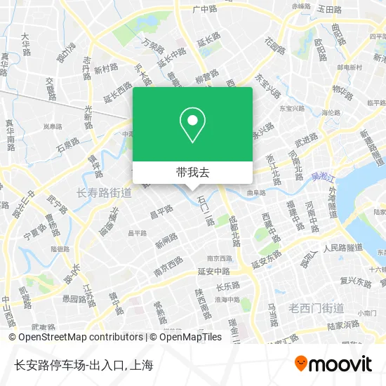 长安路停车场-出入口地图