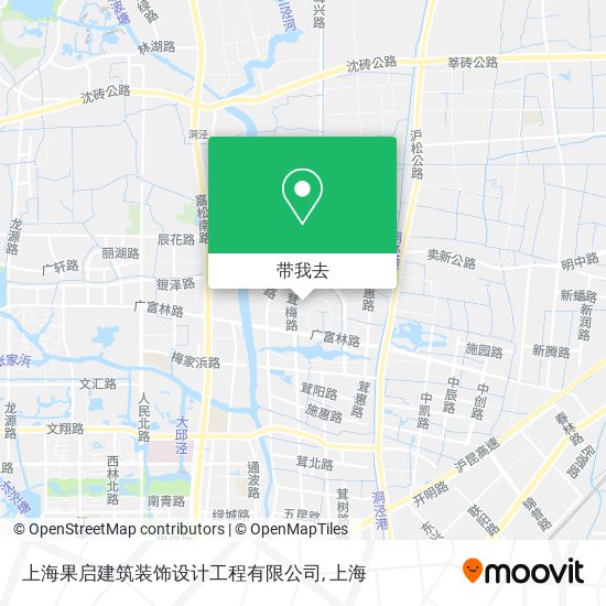 上海果启建筑装饰设计工程有限公司地图