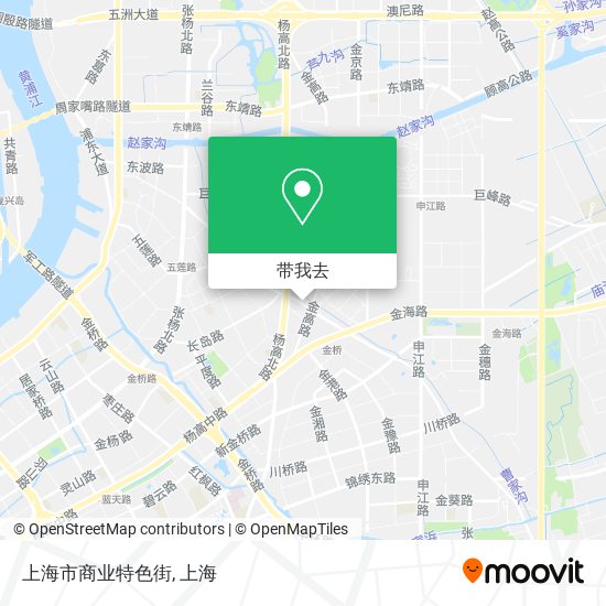 上海市商业特色街地图