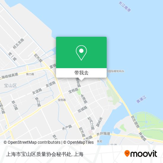 上海市宝山区质量协会秘书处地图
