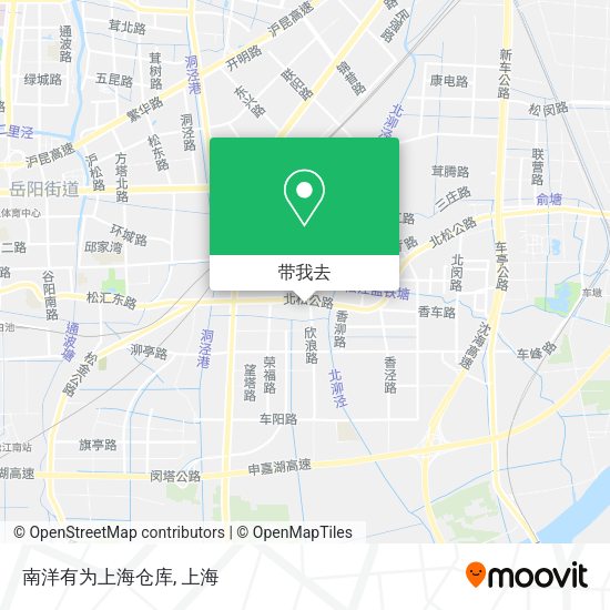 南洋有为上海仓库地图