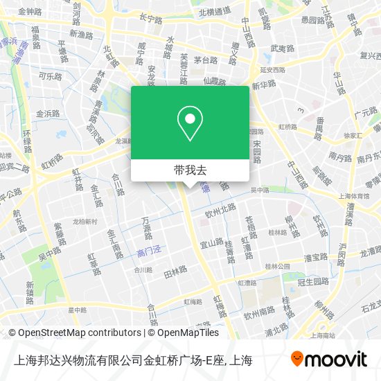 上海邦达兴物流有限公司金虹桥广场-E座地图