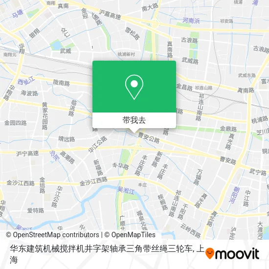 华东建筑机械搅拌机井字架轴承三角带丝绳三轮车地图