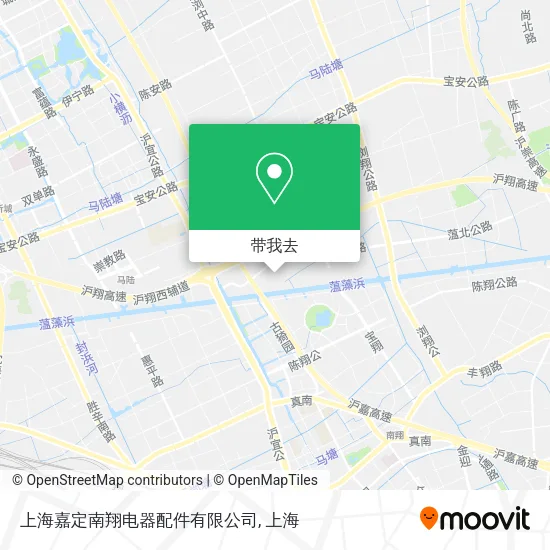 上海嘉定南翔电器配件有限公司地图