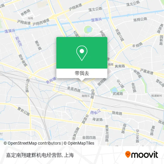 嘉定南翔建辉机电经营部地图