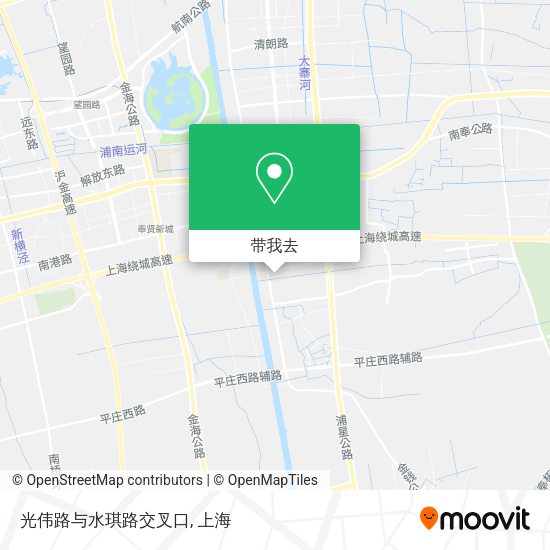 光伟路与水琪路交叉口地图