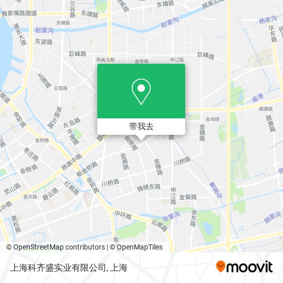 上海科齐盛实业有限公司地图