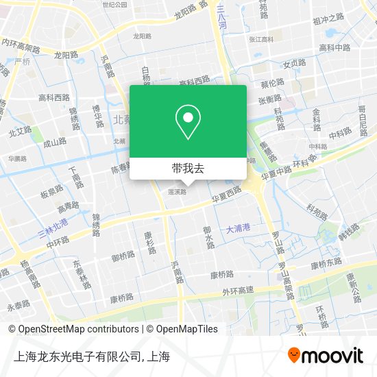 上海龙东光电子有限公司地图