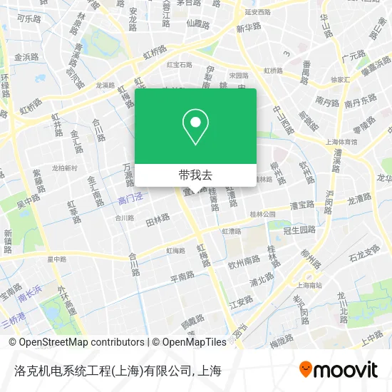 洛克机电系统工程(上海)有限公司地图