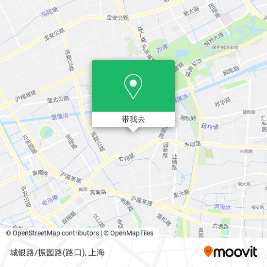 城银路/振园路(路口)地图