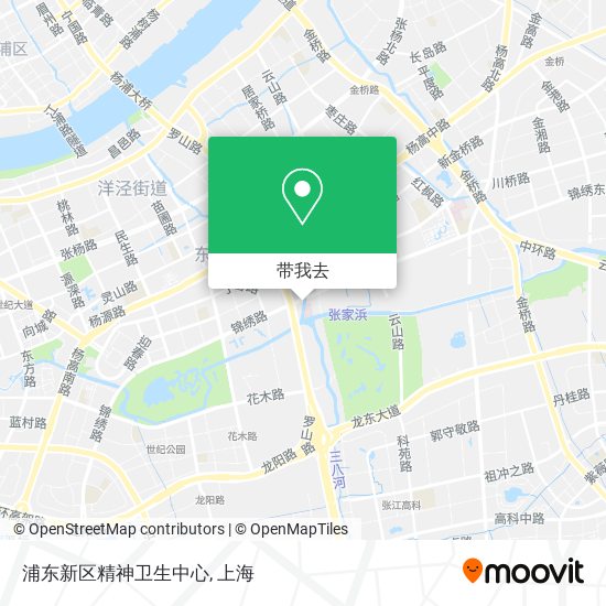 浦东新区精神卫生中心地图