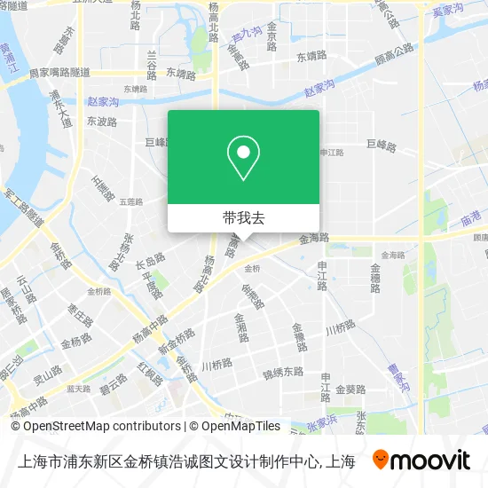 上海市浦东新区金桥镇浩诚图文设计制作中心地图