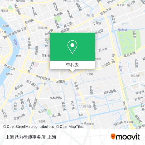 上海鼎力律师事务所地图