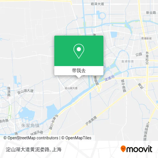 淀山湖大道黄泥娄路地图