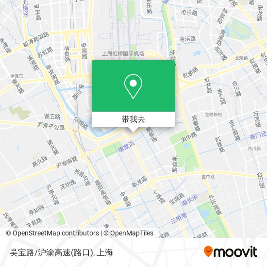 吴宝路/沪渝高速(路口)地图