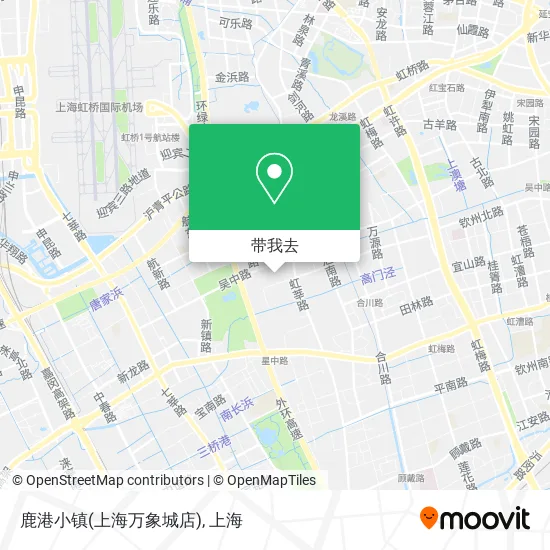 鹿港小镇(上海万象城店)地图