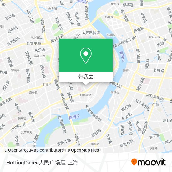 HottingDance人民广场店地图