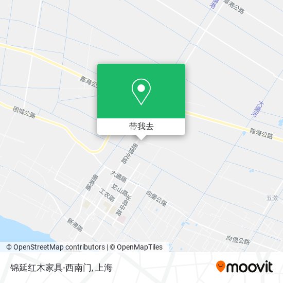锦延红木家具-西南门地图