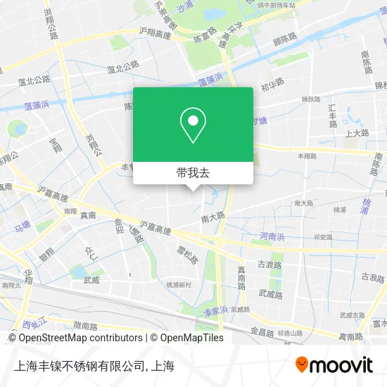 上海丰镍不锈钢有限公司地图
