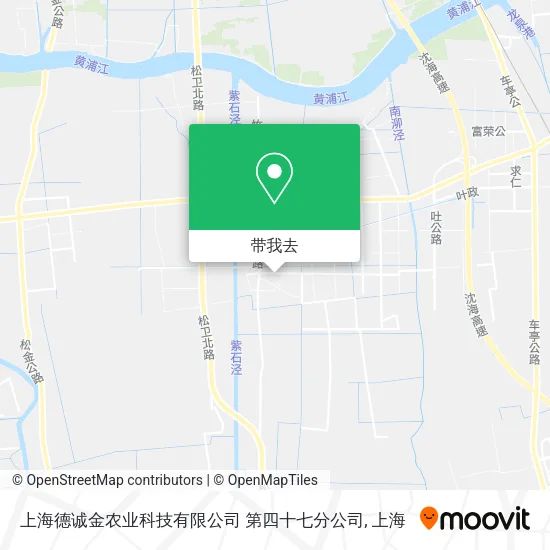 上海德诚金农业科技有限公司 第四十七分公司地图