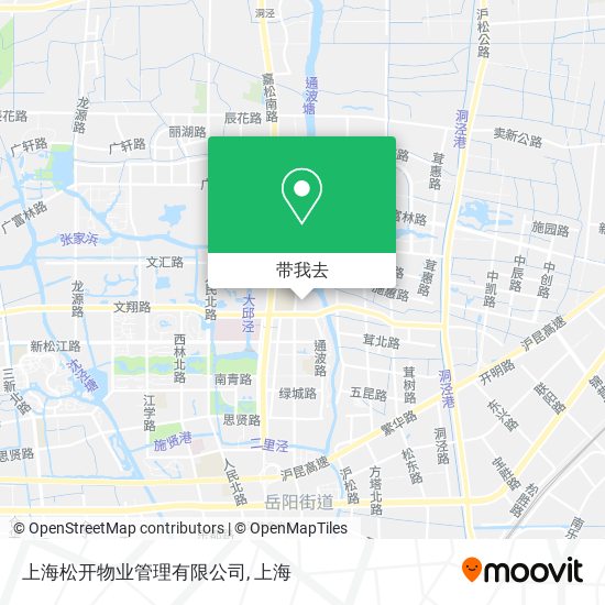 上海松开物业管理有限公司地图