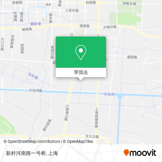 新村河南路一号桥地图