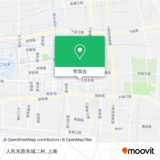 人民东路东城二村地图