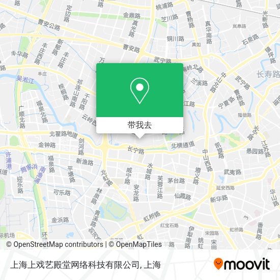 上海上戏艺殿堂网络科技有限公司地图