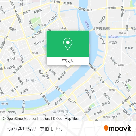上海戏具工艺品厂-东北门地图