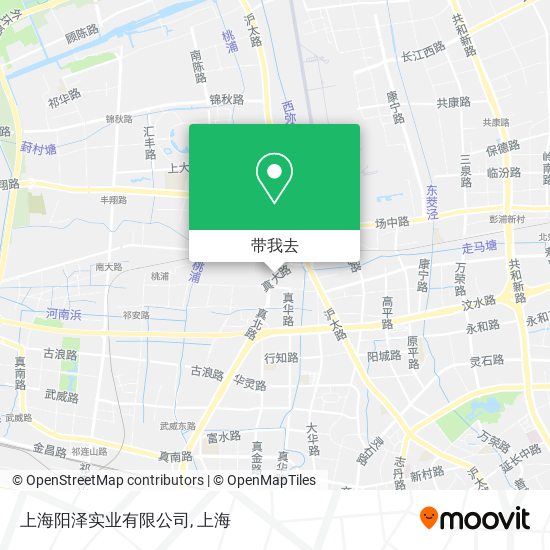 上海阳泽实业有限公司地图