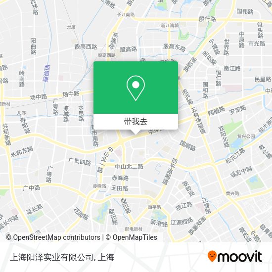 上海阳泽实业有限公司地图