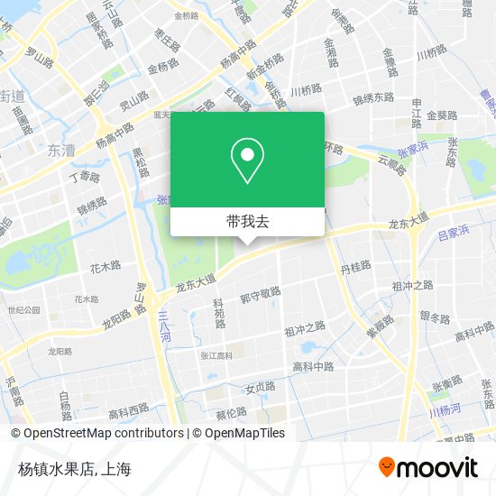 杨镇水果店地图