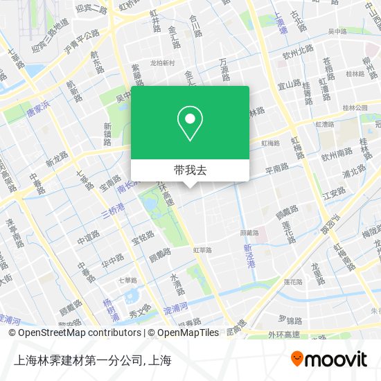 上海林霁建材第一分公司地图