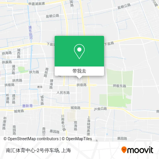南汇体育中心-2号停车场地图