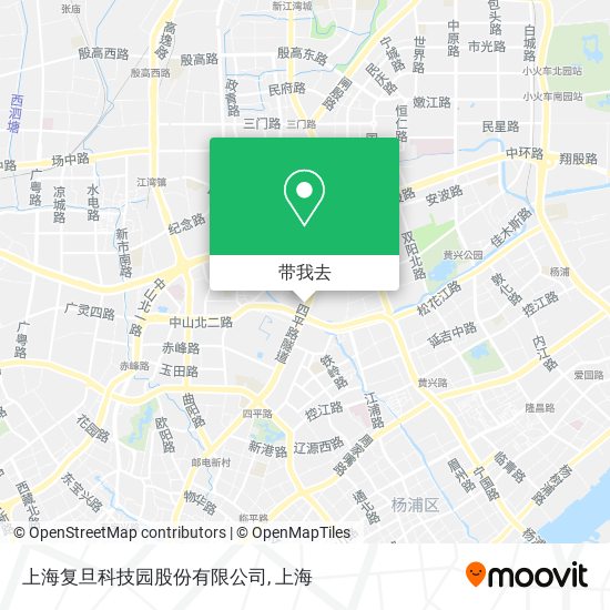 上海复旦科技园股份有限公司地图