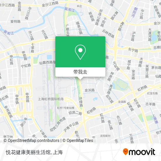 悦花健康美丽生活馆地图