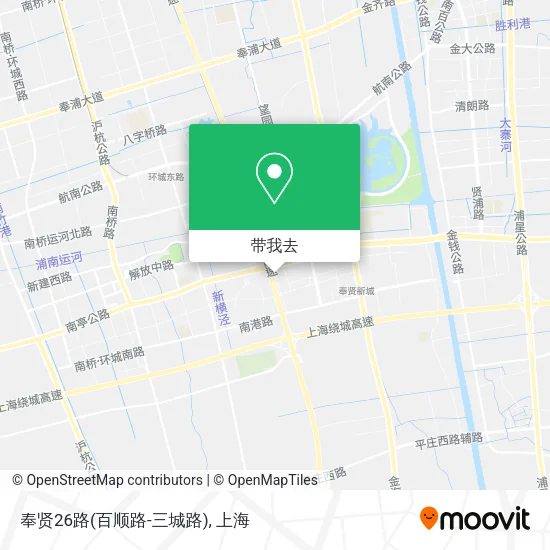 奉贤26路(百顺路-三城路)地图