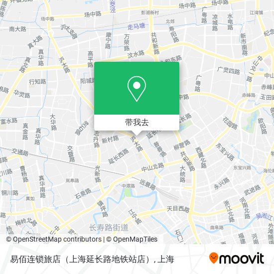 易佰连锁旅店（上海延长路地铁站店）地图